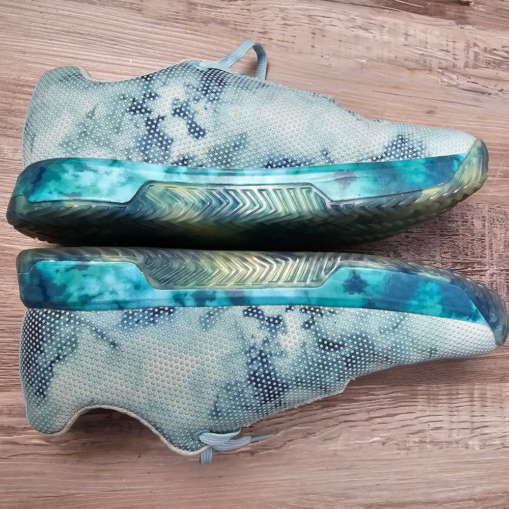 NOBULL Outwork SuperFabric Men 10 Women 11.5 Shoes Blue Tie Dye Artic Camo Gym - Picture 10 of 11